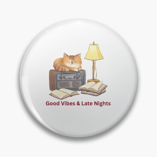 Item preview, Cozy Late Night Vibes ....  Cat & Vintage Books designed and sold by Ayagamea.