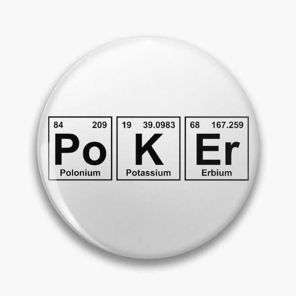 Item preview, Po K Er (POKER) - Periodic Table designed and sold by CurlyDude.