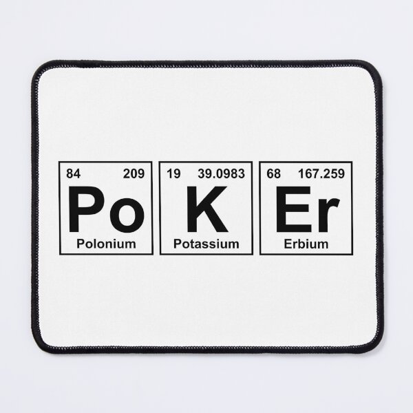 Item preview, Po K Er (POKER) - Periodic Table designed and sold by CurlyDude.
