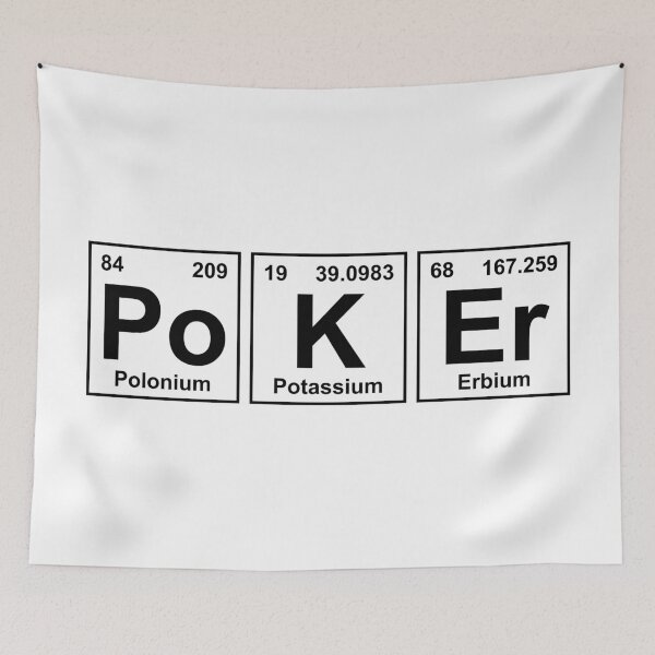Item preview, Po K Er (POKER) - Periodic Table designed and sold by CurlyDude.