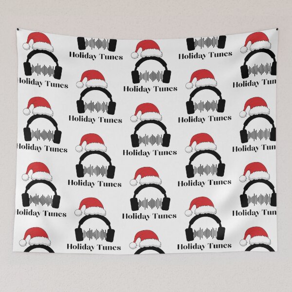 Item preview, Holiday Tunes - Christmas DJ Santa Headphones designed and sold by TobiasLogic.