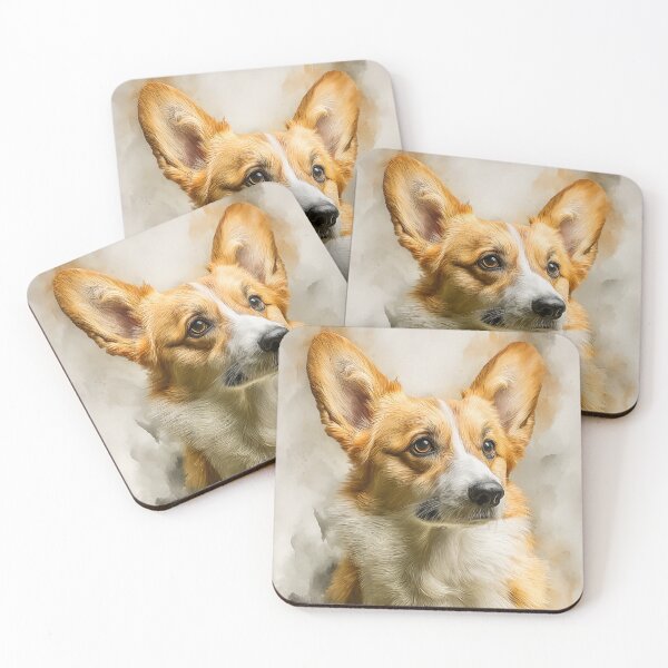 Item preview, Corgi Dog Portrait designed and sold by PetsArt.