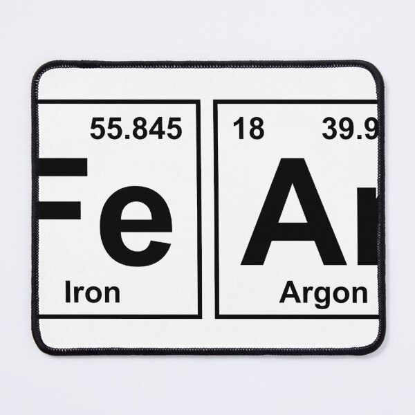 Item preview, Fe Ar (FEAR) - Periodic Table designed and sold by CurlyDude.