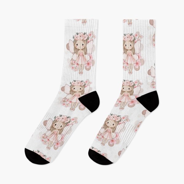 Item preview, Fairy with a Cute Floral Wreath – Sweet Illustration designed and sold by iamKRUK.