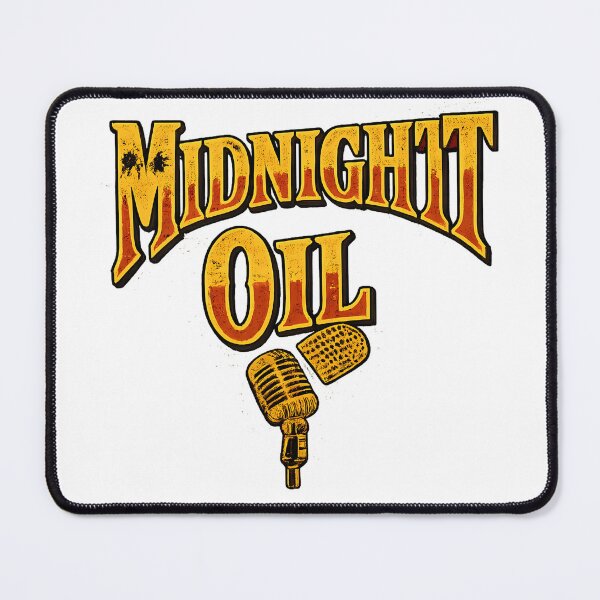 Item preview, Vintage Midnight Oil Band Tee | Distressed Retro 70s Rock Microphone Shirt | Grunge Music Merch designed and sold by etuvibes.