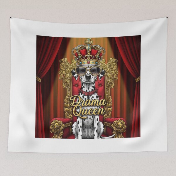 Item preview, Drama Queen Dalmatia designed and sold by PetJoyPrintsCO.