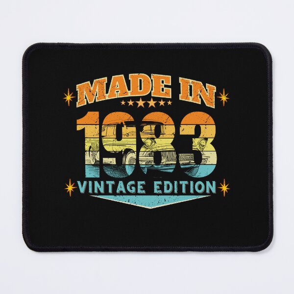 Item preview, Made in 1983 Vintage Birthday Gift – Retro 80s Distressed 43rd Birthday Design designed and sold by MixedVibes Co..