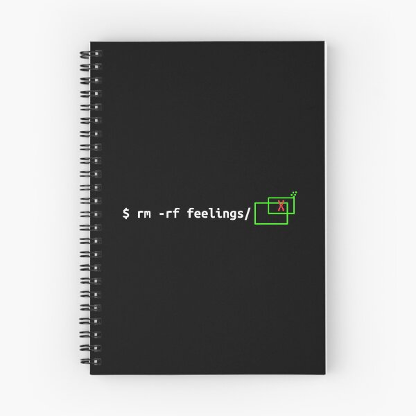 Item preview, RM RF Feelings Delete Emotions Terminal Command designed and sold by Becheer.