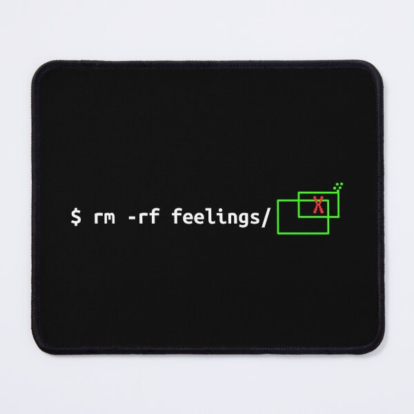 Item preview, RM RF Feelings Delete Emotions Terminal Command designed and sold by Becheer.
