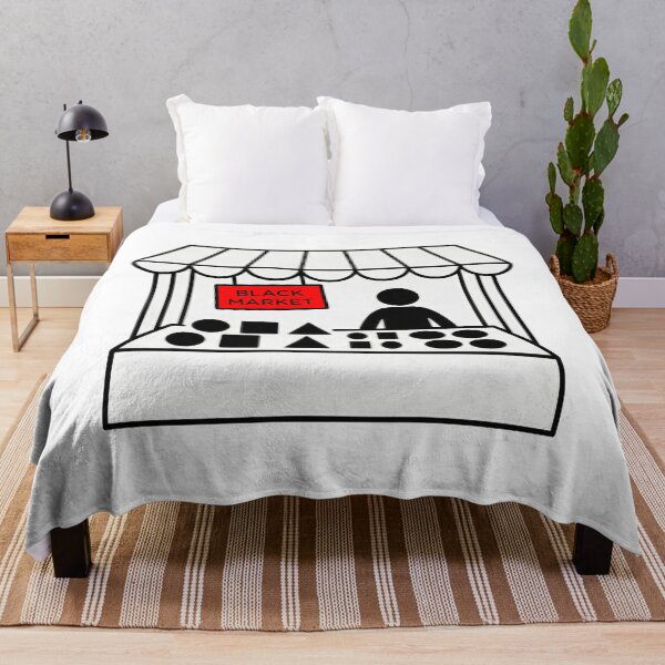 Item preview, Funny Black Market Pun - Funny Minimalist Line Art Pun designed and sold by Tamer ⭐⭐⭐⭐⭐.