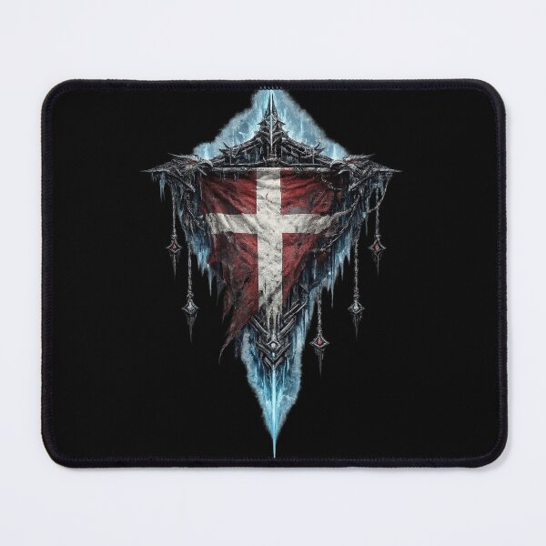 Item preview, Nordic Frost Banner – Denmark Viking Flag Emblem – Dark Fantasy designed and sold by HejStudio.
