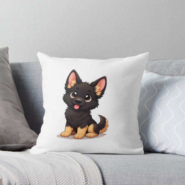 Item preview, Bicolor German Shepherd Baby Cartoon designed and sold by Zyffle Designs.