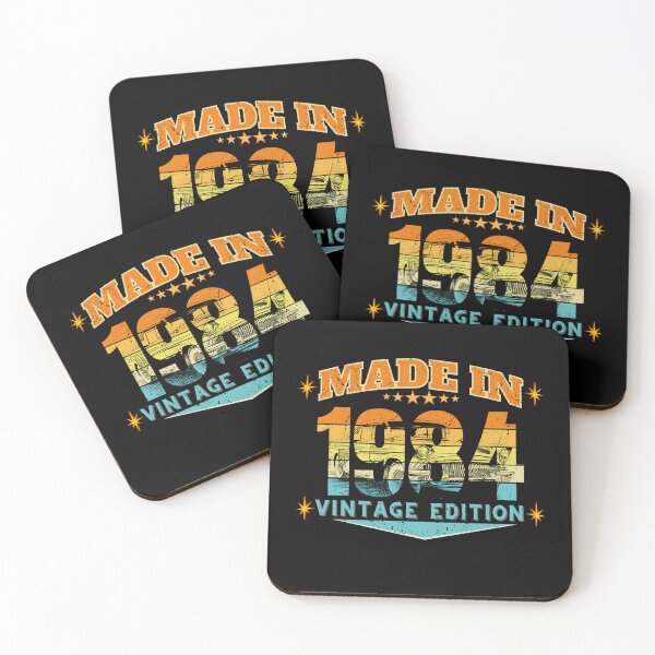 Item preview, Made in 1984 Vintage Birthday Gift – Retro 80s Distressed 42nd Birthday Design designed and sold by MixedVibes Co..