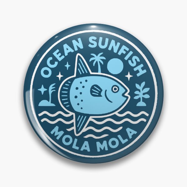 Item preview, Ocean Sunfish Mola Mola Retro Coastal Scuba Diver designed and sold by AntiqueImages.