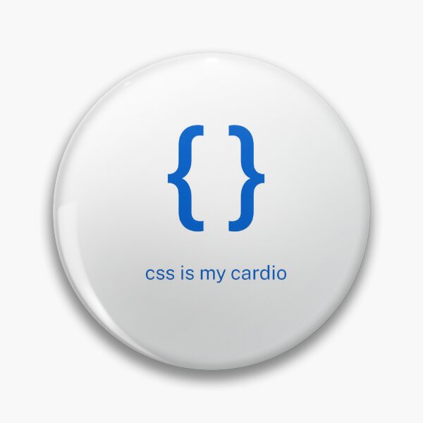 Item preview, CSS Is My Cardio Frontend Developer Coding Gift Minimalist designed and sold by eikulabs.