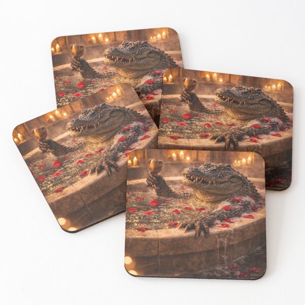 Item preview, Bubble Bath Catastrophe – Crocodile Spa Mayhem designed and sold by iMIGHTwearTHAT.