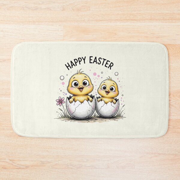 Item preview, Cute Happy Easter Chicks in Egg Kawaii designed and sold by PixelQ.