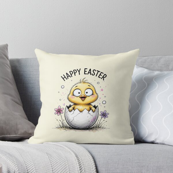 Item preview, Cute Easter Chick Hatching Egg Kawaii designed and sold by PixelQ.