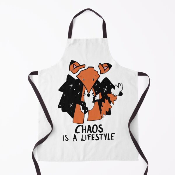 Item preview, Chaos Is A Lifestyle Funny Neurospicy Fox designed and sold by DesignFreakArt.
