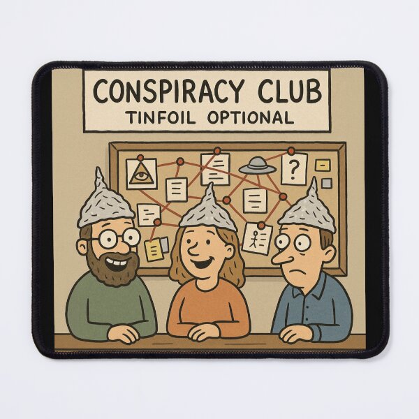 Item preview, Conspiracy Club designed and sold by Kathy Kuczek.
