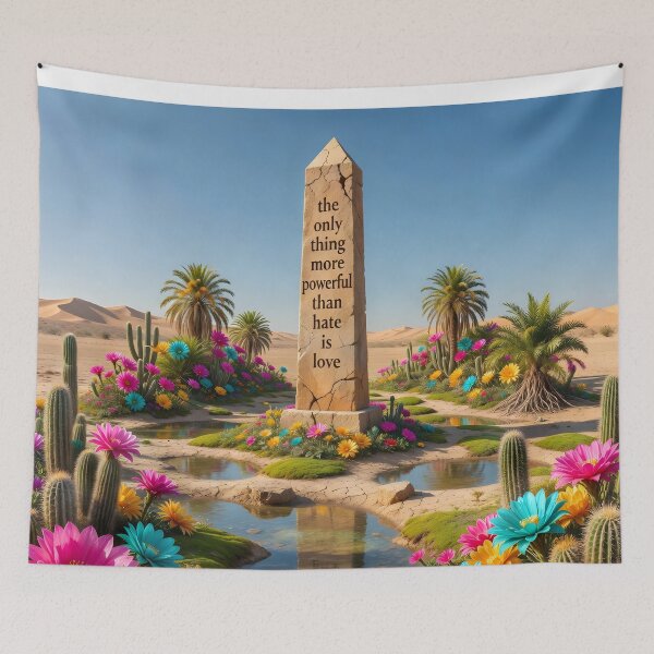 Item preview, Landscape The Only Thing More Powerful Than Hate Is Love  designed and sold by Uglyandcute.