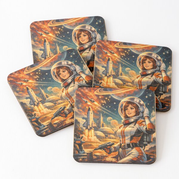 Item preview, Galaxy Odyssey: Retro Futuristic Space Adventure designed and sold by JonelleTshirts.