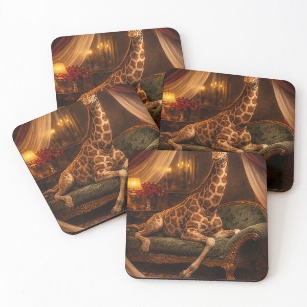 Item preview, Hopelessly Tall Romantic – Giraffe Boudoir Hero designed and sold by iMIGHTwearTHAT.