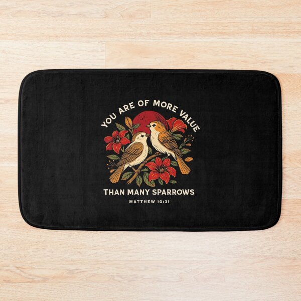 Item preview, You Are Of More Value Than Many Sparrows Design Inspired by Matthew 10:31 designed and sold by Glory After Tears.