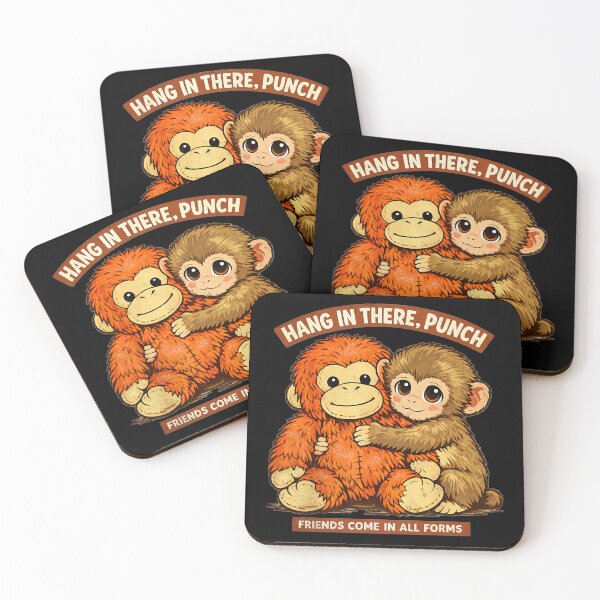 Item preview, Baby Punch Monkey , Lonely Punch Monkey ,Cute Baby Monkey Punch designed and sold by IdealDo.