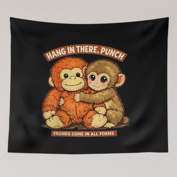 Item preview, Baby Punch Monkey , Lonely Punch Monkey ,Cute Baby Monkey Punch designed and sold by IdealDo.