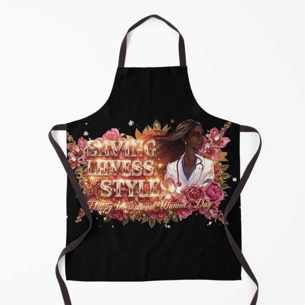 Item preview, Saving Lives in Style – Woman Doctor Empowerment Design designed and sold by YourTrendyTees.