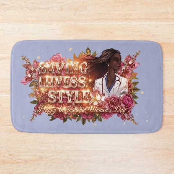 Item preview, Saving Lives in Style – Woman Doctor Empowerment Design designed and sold by YourTrendyTees.