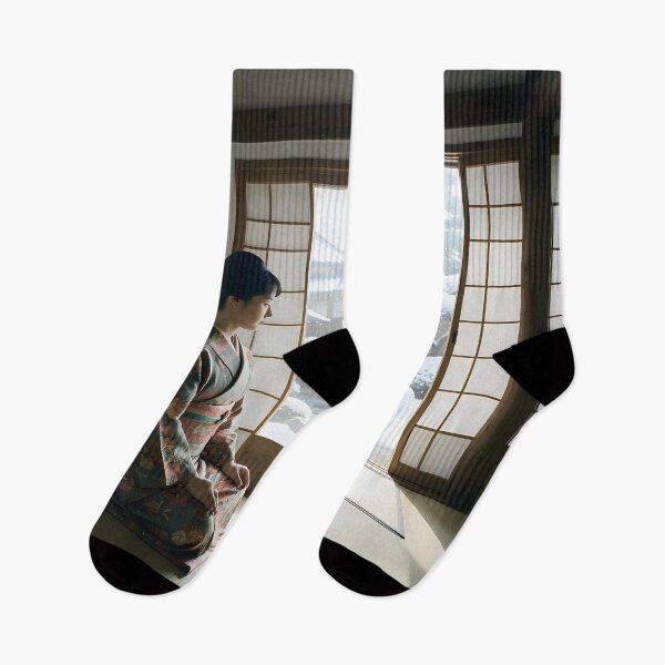 Item preview, Zen Japanese Scene – Timeless Winter Serenity designed and sold by Schoenenwald - Illustrations Uniques et Originales.