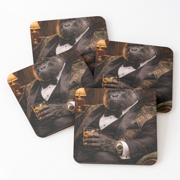 Item preview, Alpha Indulgence – Gorilla Lounge Portrait designed and sold by iMIGHTwearTHAT.