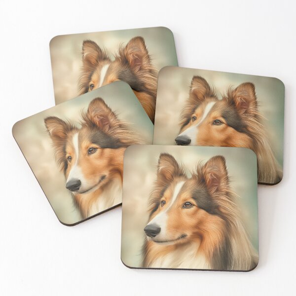 Item preview, Rough Collie portrait designed and sold by PetsArt.