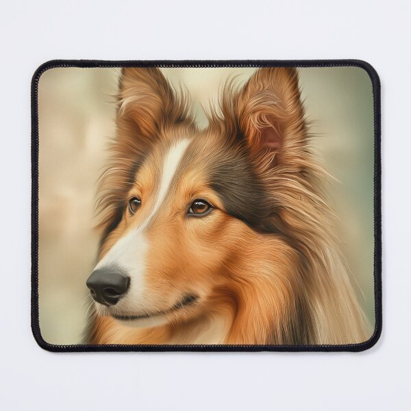 Item preview, Rough Collie portrait designed and sold by PetsArt.