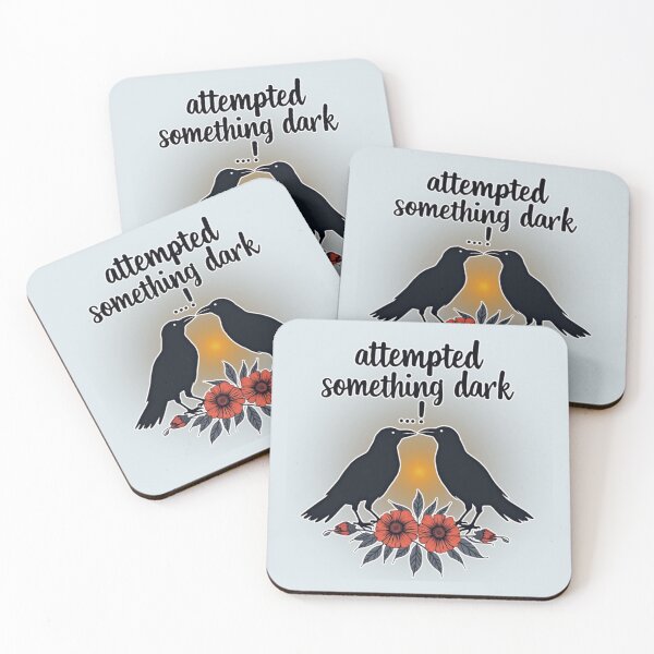 Item preview, Attempted Something Dark – Twin Crows Design - Mystic Shadows designed and sold by PriyaMagic.