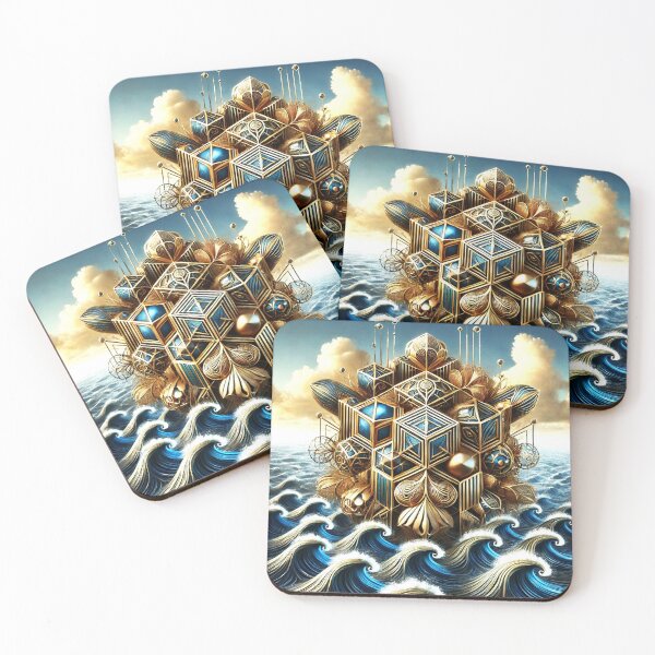 Item preview, Floating Geometry – Ocean Surrealism designed and sold by Dogandesighn.