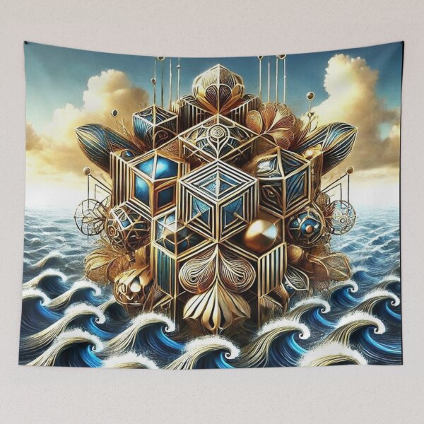 Item preview, Floating Geometry – Ocean Surrealism designed and sold by Dogandesighn.