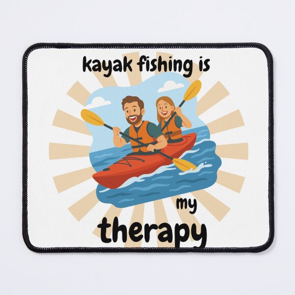 Item preview, Kayak Fishing Is My Therapy – Funny Kayak Fishing Shirt | Kayaker Gift | Fishing Lover Tee | Paddle Life Design designed and sold by Anasalseady.