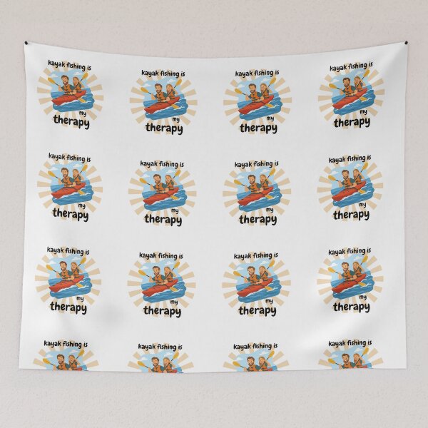 Item preview, Kayak Fishing Is My Therapy – Funny Kayak Fishing Shirt | Kayaker Gift | Fishing Lover Tee | Paddle Life Design designed and sold by Anasalseady.