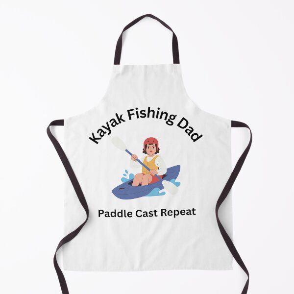 Item preview, Funny Kayak Fishing Dad Paddle Cast Repeat – Kayak Angler Gift Design designed and sold by Anasalseady.