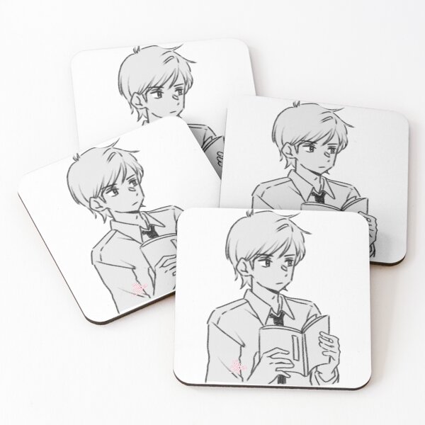 Item preview, Drawing of an introverted boy reading a book designed and sold by Sohhhe.