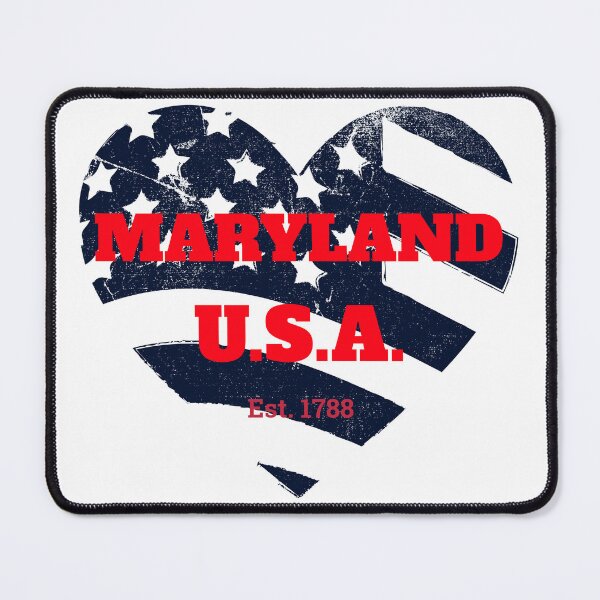 Item preview, Maryland Patriot Heart Flag designed and sold by ArtistryAlch.