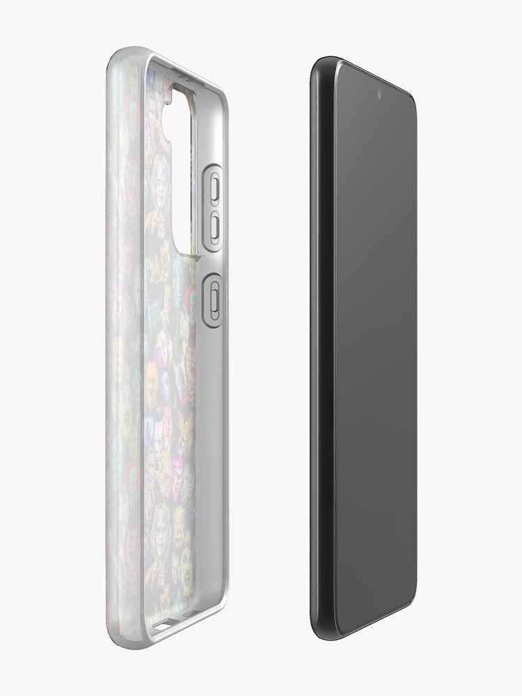 Alternate view of horror film baddies legends Samsung Galaxy Phone Case