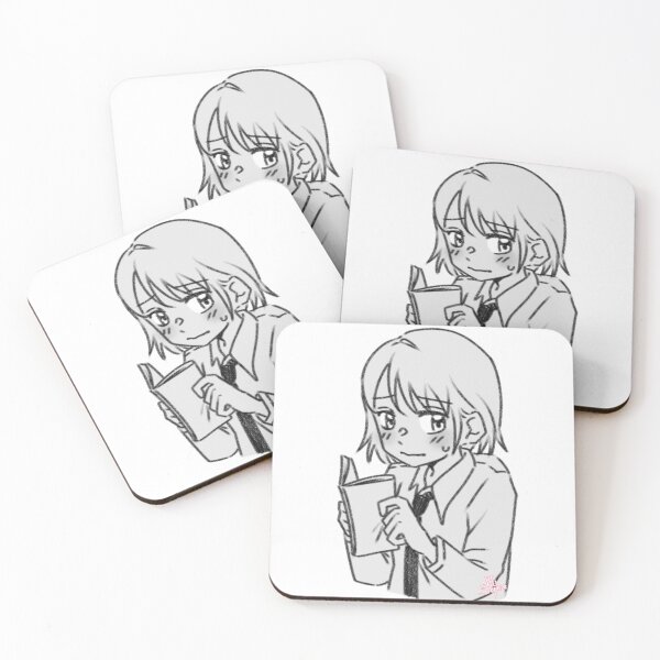 Item preview, Drawing of an introverted girl reading a book designed and sold by Sohhhe.