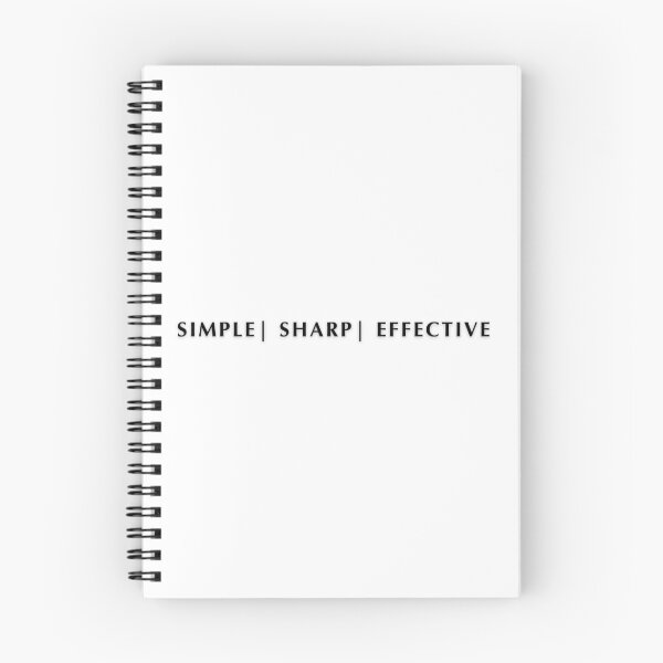 Item preview, Simple. Sharp. Effective. – Minimalist Motivation Quote | Focus & Clarity Mindset Design designed and sold by AXIS-EQUILIBRIO.