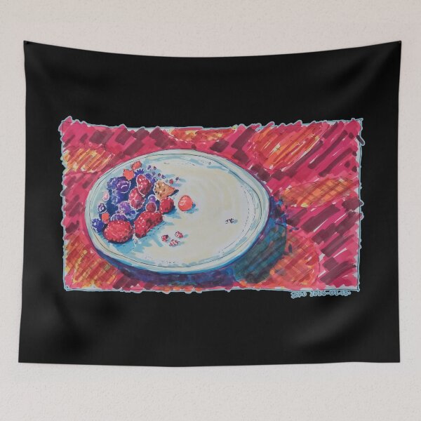 Item preview, Red Fruits Bowl designed and sold by JoseloRochaArt.