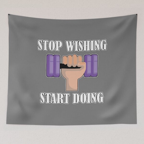 Item preview, STOP WISHING START DOING designed and sold by knight studio 77.