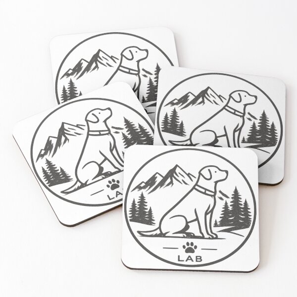 Item preview, Labrador Outline Minimal – Clean Silhouette Art | Lab Lover Gift designed and sold by PawPrintCustom.